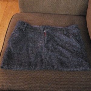 American Eagle wool mini skirt